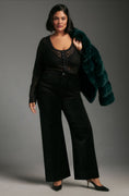 Load image into Gallery viewer, The Colette Cropped Wide-Leg Velvet Pants by Maeve
