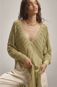 Load image into Gallery viewer, By Anthropologie Mesh Split Longline Sweater
