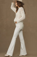 Load image into Gallery viewer, The Icon Pearlescent High-Rise Flare Jeans by Pilcro
