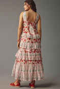 Load image into Gallery viewer, By Anthropologie Sleeveless Square-Neck Tiered Maxi Dress
