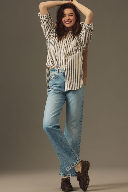 Frame Le Jane High-Rise Straight-Leg Jeans