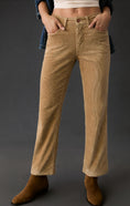 Load image into Gallery viewer, The Yaya Mid-Rise Corduroy Crop Flare Jeans by Pilcro
