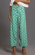 Load image into Gallery viewer, The Colette Cropped Wide-Leg Pants by Maeve: Linen Edition
