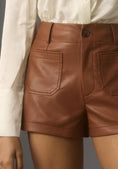 Load image into Gallery viewer, The Colette Faux Leather Shorts by Maeve
