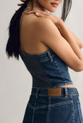 Load image into Gallery viewer, Baum und Pferdgarten Strapless Denim Tube Top
