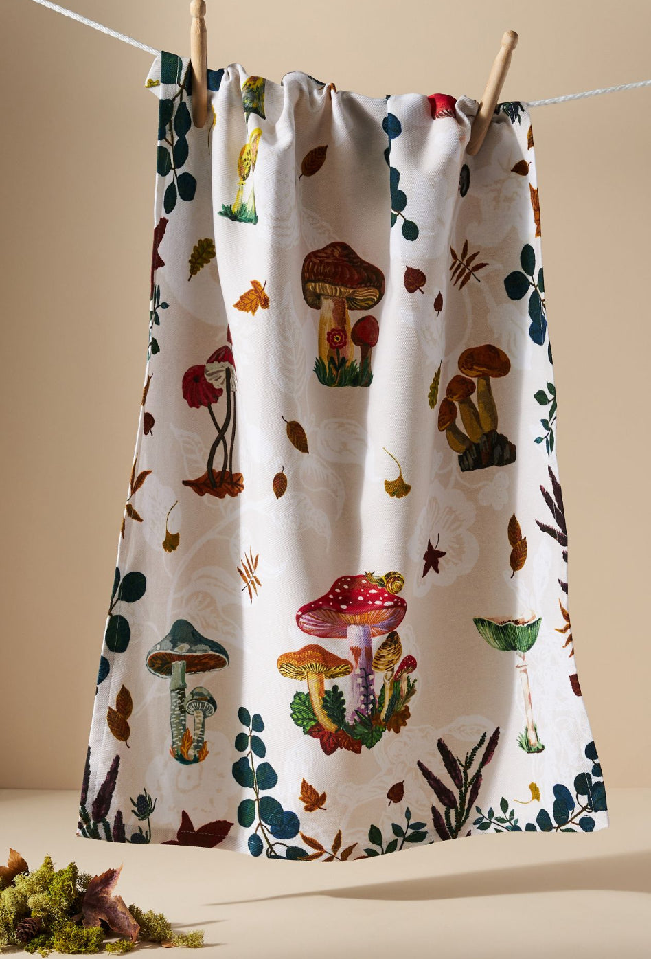 Nathalie Lete Marais Mushroom Dish Towel