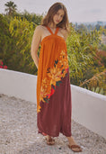 Load image into Gallery viewer, Farm Rio Halter Maxi Cover-Up Dress
