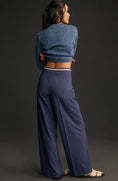 Load image into Gallery viewer, Maeve Wide-Leg Pleated Track Pants
