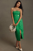 Load image into Gallery viewer, Mare Mare Strapless Trench Midi Dress
