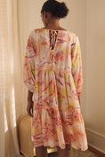 Load image into Gallery viewer, By Anthropologie Tiered Puff-Sleeve Dress
