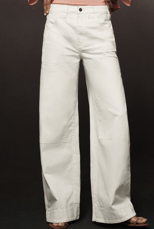 Pilcro Puddle Curve Wide-Leg Pants