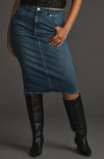 Load image into Gallery viewer, Pilcro High-Waisted Denim Pencil Skirt
