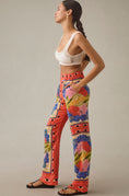 Load image into Gallery viewer, Farm Rio Surreal Scarf Pull-On Pants
