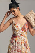 Load image into Gallery viewer, By Anthropologie Ruched Square-Neck Dress
