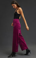 Load image into Gallery viewer, The Colette Cropped Wide-Leg Corduroy Pants by Maeve
