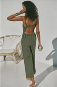 Load image into Gallery viewer, By Anthropologie Sleeveless Square-Neck Open-Back Jumpsuit
