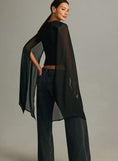 Load image into Gallery viewer, DOLAN Long Flair Sheer-Sleeve Top
