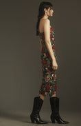 Load image into Gallery viewer, Dress The Population Cosette Strapless Embroidered Midi Dress
