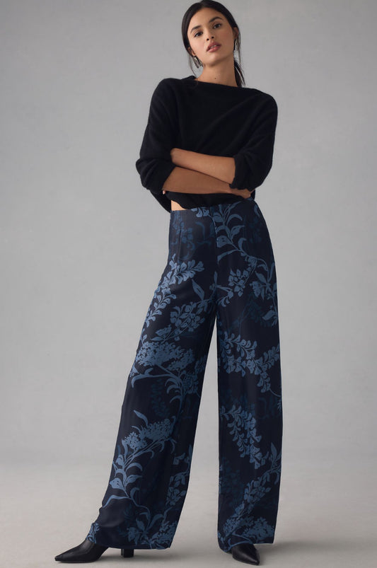 By Anthropologie Silky High-Rise Pants