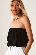 Load image into Gallery viewer, By Anthropologie Strapless Flounce Top
