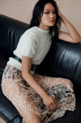 Load image into Gallery viewer, By Anthropologie Sheer Embroidered Skirt
