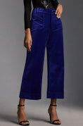 Load image into Gallery viewer, The Colette Cropped Wide-Leg Velvet Pants by Maeve
