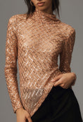 Load image into Gallery viewer, Pilcro Turtleneck Sequin Top
