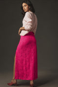 Load image into Gallery viewer, By Anthropologie Floral Lace Maxi Slip Skirt
