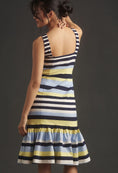 Load image into Gallery viewer, Maeve Fluted Square-Neck Sleeveless Midi Dress
