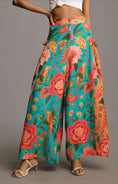 Load image into Gallery viewer, Farm Rio x Anthropologie Floral Wide-Leg Pants
