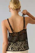 Load image into Gallery viewer, By Anthropologie Sheer Mixed Lace Cami
