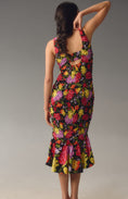 Load image into Gallery viewer, By Anthropologie Square-Neck Pebble Smocked Dress
