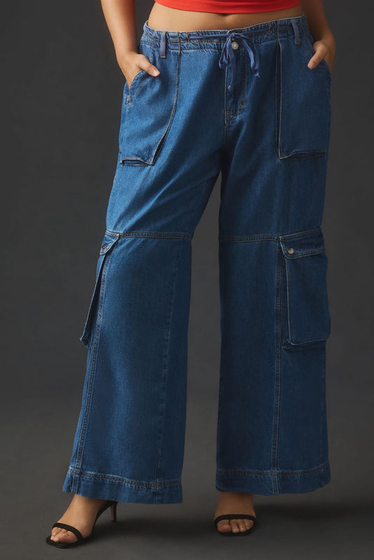 Pilcro Beach Cargo Mid-Rise Jeans