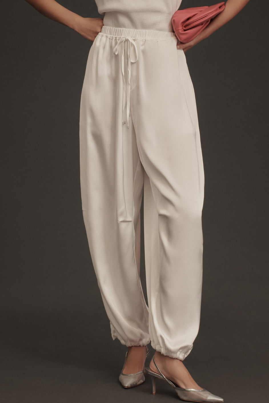 Maeve Silky Parachute Pants