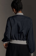 Load image into Gallery viewer, Daily Practice by Anthropologie Racing Stripes Bomber Jacket
