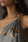 Load image into Gallery viewer, Farm Rio x Anthropologie One-Shoulder Maxi Dress
