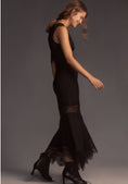 Load image into Gallery viewer, Hutch Asymmetrical Lace Mix Maxi Slip Dress
