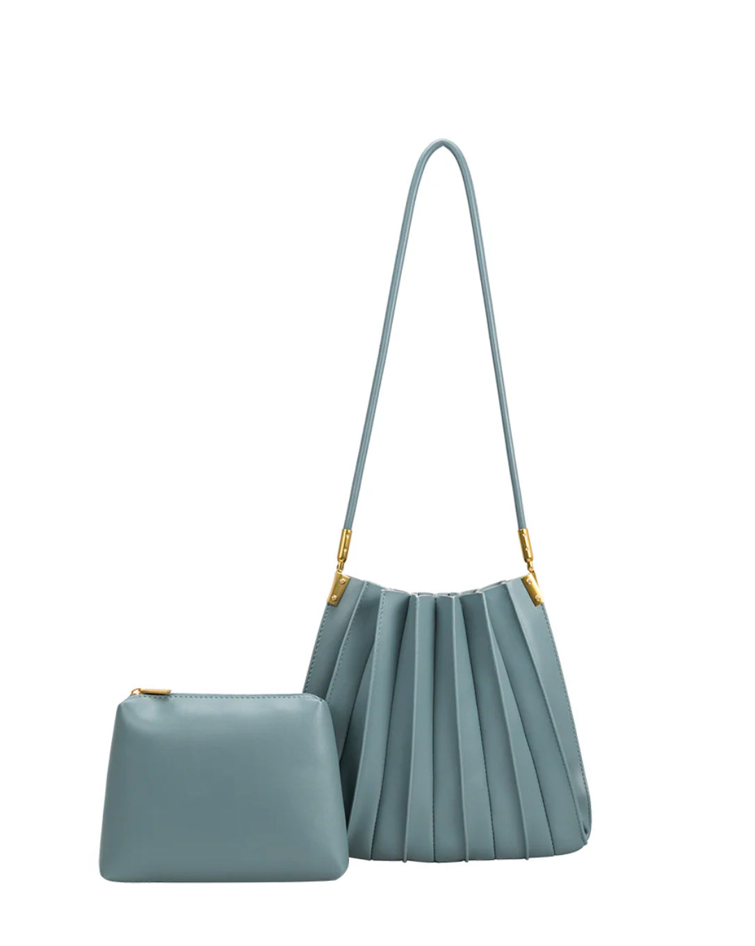 Carrie Pleated Shoulder Bag