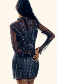 Load image into Gallery viewer, Endless Rose Long-Sleeve Sheer Beaded Dress
