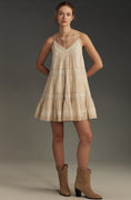 Load image into Gallery viewer, By Anthropologie Embroidered Pintuck Mini Dress
