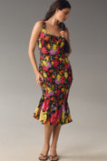 Load image into Gallery viewer, By Anthropologie Square-Neck Pebble Smocked Dress
