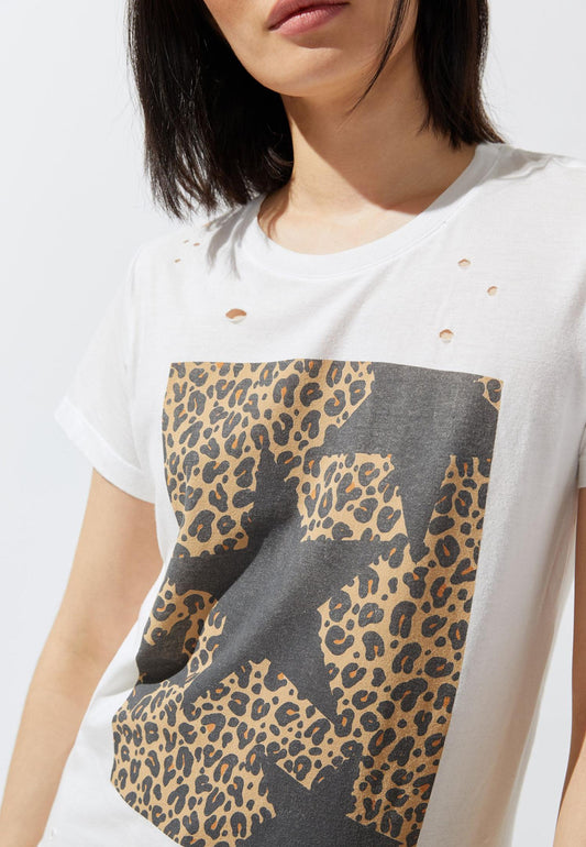 Cheetah Star Graphic Tee