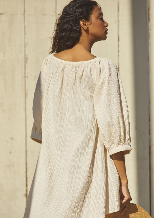 By Anthropologie Off-The-Shoulder Cover-Up Mini Dress