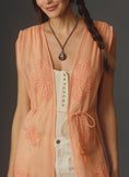 Load image into Gallery viewer, By Anthropologie Sheer Eyelet Duster
