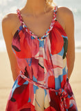 Load image into Gallery viewer, Farm Rio Color Festival Halter Dress
