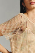 Load image into Gallery viewer, Sunday in Brooklyn Rhinestone Mesh Top
