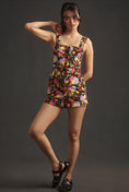 Load image into Gallery viewer, The Yukiko Noritake Portside Button-Front Romper by Maeve
