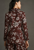 Load image into Gallery viewer, By Anthropologie Printed Linen Blazer
