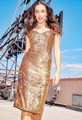 Load image into Gallery viewer, Dress The Population Sweetheart Sequin Dress
