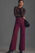 Load image into Gallery viewer, The Naomi Ponte Wide-Leg Flare Pants by Maeve
